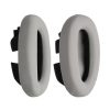 Set 2 Perne de urechi pentru casti Sony MDR-1000X/WH-1000XM2, Kwmobile, Gri, Piele ecologica, 46415.22