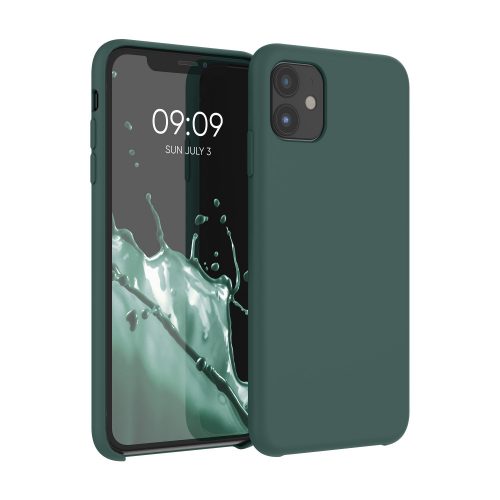 Husa pentru Apple iPhone 11, Silicon, Verde, 49724.169