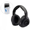 Set 2 Benzi pentru casti Sennheiser RS160/RS170/RS180, Kwmobile, Negru, Piele ecologica, 51567.01