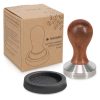 Tamper cafea cu maner de nuc, 51 mm, 51802.01.29