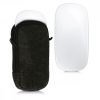 Husa pentru mouse Apple Magic Mouse 2/Magic Mouse 1, Kwmobile, Gri, Textil, 52012.01