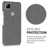 Husa pentru Google Pixel 4a, Textil, Gri, 52048.22