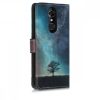 Husa pentru Alcatel 3 (2019) / 3L (2019), Piele ecologica, Multicolor, 52075.02