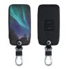 Husa Cheie Auto pentru Renault / Dacia - 4 Butoane - Keyless Go, Piele ecologica, Multicolor, 44637.37