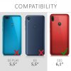 Husa pentru Motorola Moto E6s (2020), Textil, Negru, 52180.01