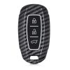 Husa Cheie Auto pentru Hyundai - 3 Butoane - Keyless Go, Plastic, Negru, 52228.01