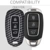 Husa Cheie Auto pentru Hyundai - 3 Butoane - Keyless Go, Plastic, Negru, 52228.01