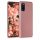 Husa pentru Samsung Galaxy A41, Silicon, Rose Gold, 52254.31