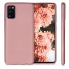 Husa pentru Samsung Galaxy A41, Silicon, Rose Gold, 52254.31