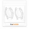 Set 2 Huse pentru Huawei Watch GT2 (46mm), kwmobile, Silicon, Transparent, 52277.01