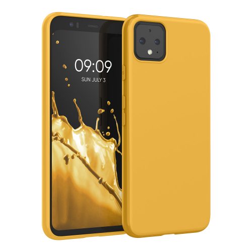 Husa pentru Google Pixel 4, Silicon, Galben, 50326.143