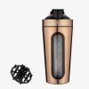 Shaker pentru proteine din otel inoxidabil Navaris, 750 ml, Gold, 52703.2.27