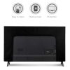 Husa de praf pentru televizor 65 inch, Kwmobile, Negru/Alb, Textil, 51993.02