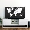 Husa de praf pentru televizor 55 inch, Kwmobile, Negru/Alb, Textil, 51992.02