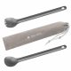 Set spork si lingura din titan cu maner lung Navaris, 21.5 cm, 52986.05