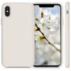 Husa pentru Apple iPhone X / iPhone XS, Silicon, Bej, 42495.204