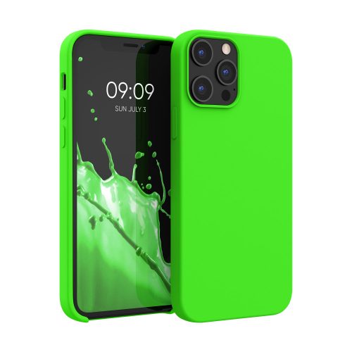 Husa pentru Apple iPhone 12 Pro Max, Silicon, Verde, 52644.159