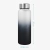 Sticla de apa din sticla borosilicata Navaris, 950 ml, Husa neopren, Negru, 53167.22