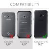 Husa pentru Samsung Galaxy Xcover 4 / Galaxy Xcover 4s, Piele ecologica, Negru, 53324.01