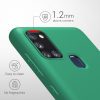 Husa pentru Samsung Galaxy A21s, Silicon, Verde, 52494.142