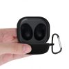 Husa pentru casti Samsung Galaxy Buds 2/Galaxy Buds Live, Kwmobile, Negru, Silicon, 53367.01