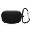 Husa pentru casti Samsung Galaxy Buds 2/Galaxy Buds Live, Kwmobile, Negru, Silicon, 53367.01