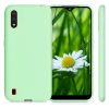 Husa pentru Samsung Galaxy A01, Silicon, Verde, 51372.50