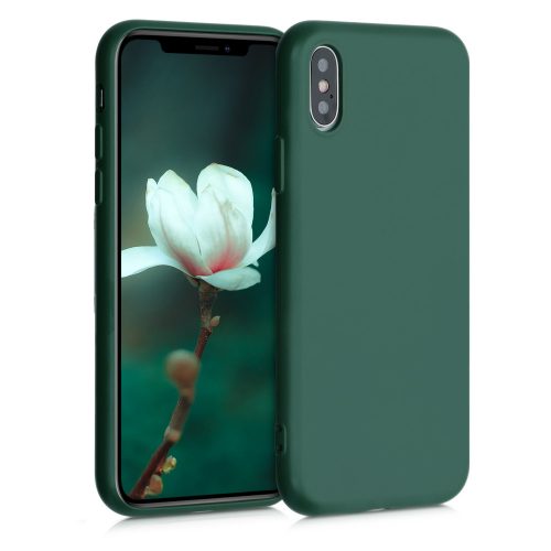 Husa pentru Apple iPhone X / iPhone XS, Silicon, Verde, 52975.169