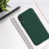 Husa pentru Apple iPhone X / iPhone XS, Silicon, Verde, 52975.169