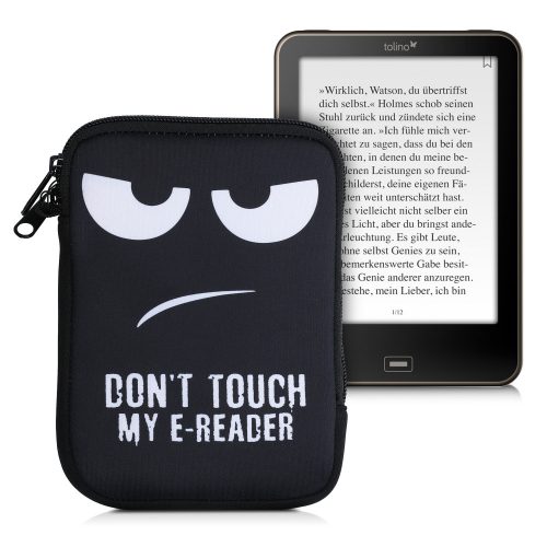 Husa universala pentru eBook reader, Textil, Negru, 50335.03