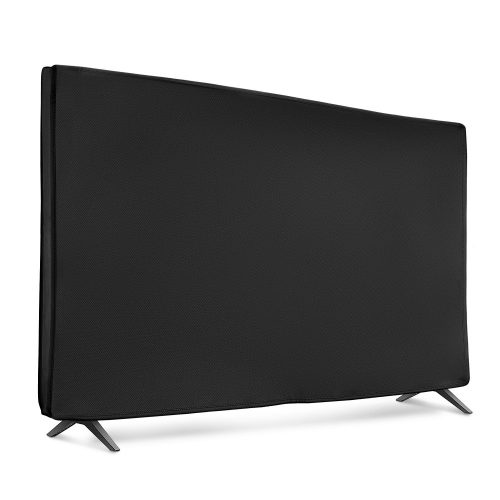 Husa de praf pentru televizor 40 inch, Kwmobile, Negru, Textil, 51700.01