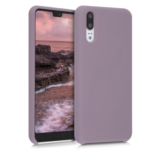 Husa pentru Huawei P20, Silicon, Mov, 45689.181