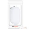 Husa pentru mouse Apple Magic Mouse 2/Magic Mouse 1, Kwmobile, Alb, Neopren, 51117.02