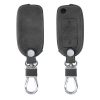 Husa Cheie Auto pentru VW / Skoda / Seat - 3 Butoane, Piele nabuc, Gri, 48570.19