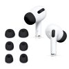 Set 6 Varfuri de schimb pentru casti Apple AirPods Pro, Kwmobile, Negru, Silicon, 51555.01