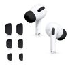 Set 6 Varfuri de schimb pentru casti Apple AirPods Pro, Kwmobile, Negru, Silicon, 51555.01