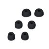 Set 6 Varfuri de schimb pentru casti Apple AirPods Pro, Kwmobile, Negru, Silicon, 51555.01