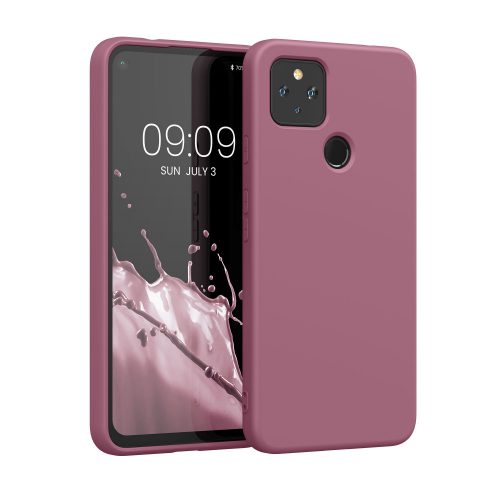 Husa pentru Google Pixel 4a 5G, Silicon, Roz, 53779.167