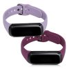 Set 2 Curele pentru Samsung Galaxy Fit (SM-R370), kwmobile, Silicon, Mov / Violet, 50233.38