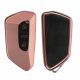 Husa Cheie Auto pentru VW - 3 Butoane, Silicon, Rose Gold, 53868.05