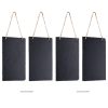 Set 4 Etichete din ardezie pentru agatat Navaris, 15 x 25 cm, 53849.02