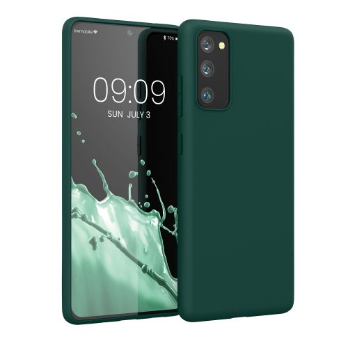 Husa pentru Samsung Galaxy S20 FE, Silicon, Verde, 53604.184