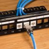 Set 10 Mufe CAT6A RJ-45 pentru cabluri Ethernet CAT6A ecranate, Kwmobile, Argintiu, Metal, 48471.10