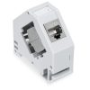 Set 16 Mufe CAT6A de 10 Gbit pentru cabluri Ethernet RJ45, Kwmobile, Gri, Metal, 47696.16