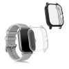 Set 2 Huse pentru Xiaomi Amazfit GTS 2 / Amazfit GTS 2e, Silicon, Transparent / Negru, 53906.02