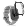 Set 2 Huse pentru Xiaomi Amazfit GTS 2 / Amazfit GTS 2e, Silicon, Transparent / Negru, 53906.02