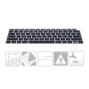 Husa pentru tastatura Apple MacBook Air 13.3" (2018-2020), Kwmobile, Negru, Silicon, 53982.01