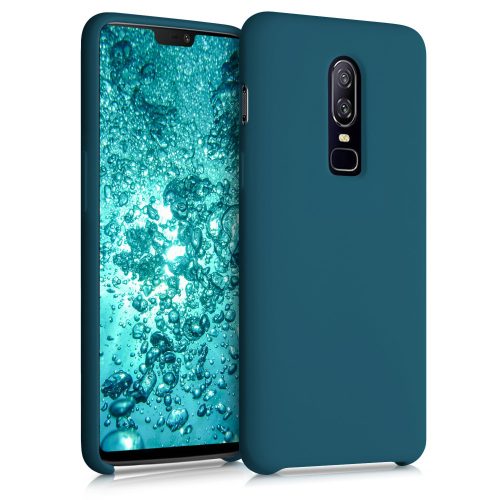 Husa OnePlus 6, Silicon, Verde, 46122.57