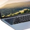 Husa pentru tastatura Apple MacBook Air 13.3" (2018-2020), Kwmobile, Negru, Silicon, 53986.01