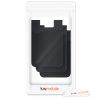 Set 3 Huse card bancar pentru telefon, Kwmobile, Negru, Silicon, 49594.02